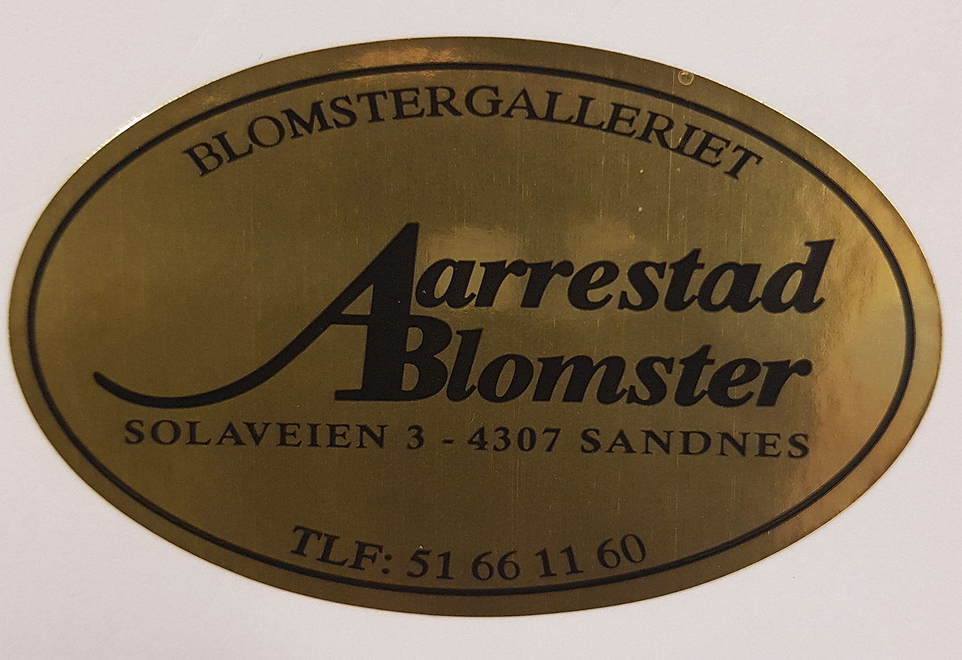 LOGO Aarrestad Blomster